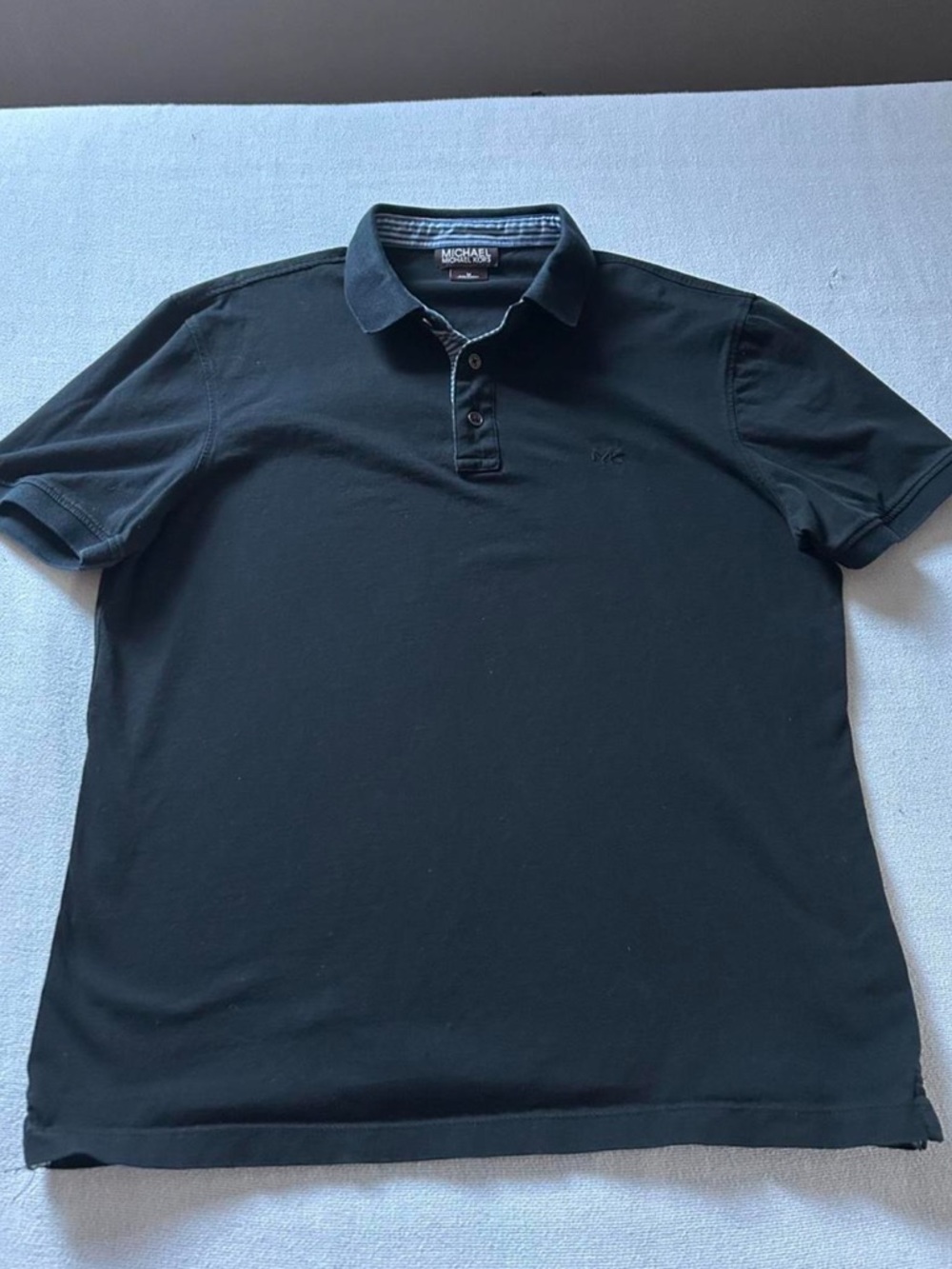 Michael Kors Men’s Black Short-Sleeve Polo